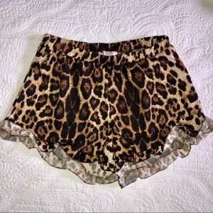 Leopard Print Altar’d State Pajama Shorts